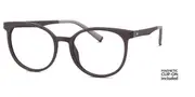 HUMPHREY´S 583171 with Clip-on 60 Men's Glasses Brown Size 53 - Private Health Rebate - Blue Light Block Available