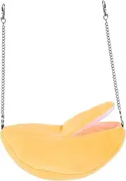 FONDOTIN 1Pc Hamster Hammock Banana Design Comfortable Hanging Nest for Pets for Hamsters and More Easy to Install Pet Swing for Improved Living Space