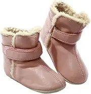 SKEANIE Pre-Walker Baby and Toddler SNUG Boots, Pink, Small