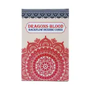 Sacred Tree Dragons Blood Backflow Incense Cones - 168 Cones