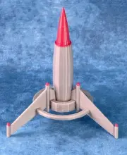Lost In Space Jupiter 2 Hyper-Atomic Missile Ghost Planet Hand Painted Prop