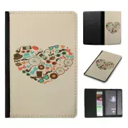 PASSPORT ITINERARY ORGANIZER|HIPSTER MOUSTACHE GLASSES