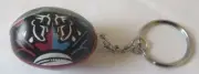 33879 QLD SOO MAROONS NRL SOFT FOOTBALL KEY RING KEYRING QUEENSLAND