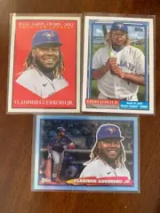 2022 Topps Archives Toronto Blue Jays Vladimir Guerrero Jr. Cards 3x Inserts