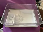Turtle Tank Climbing Box Resting with Platform for Small Reptile Amphibians