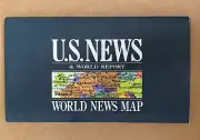 US News & World Report Map 1995 World News Map Conflicts History Countries