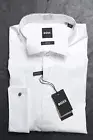 Hugo Boss Hank Men Easy Iron French Cuff Wing Collar Tuxedo Dress Shirt 46 18