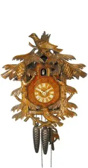 Cuckoo Clock 3 Birds 1.5045.01.P NEW