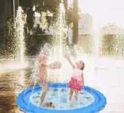 NEW Kids Inflatable Water Spray Pad Sprinkler Mat Round Water Splash Play Pool