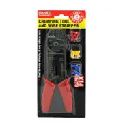 Ozoffer Electrical Wire Terminal Kit Cutter Stripper Plier Crimper + 15Pc Connectors