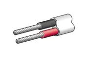 Narva Cable Twin Sheath 15A 4mm x 30m Red/Black 5824M-30TW