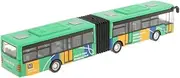 Kesoto Collectible 1/64 Bus Model Alloy Pull Back Vehicle for Kids Boys Play Green