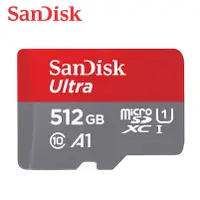 在飛比找蝦皮商城優惠-SanDisk ULTRA 512GB 手機記憶卡 A1 m