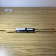 On-Stage Hickory 5A Wood Tip Drum Sticks 1 Pair Play with Lightning Speed New