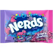 Wonka Grape & Strawberry Nerds Candy 12 oz Bag