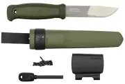 NEW !! MORAKNIV SWEDEN KANSBOL SK GREEN SURVIVAL ARMY BUSHCRAFT KNIFE SET