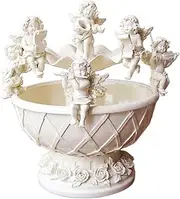 Water Fountain Outdoor Water Fountain Resin Decoration, Home Creative Angel Humidification, Living Room Courtyard Office Decoration Outdoor Fountain