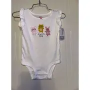 Carters “Always Happy” 24M One Piece With Animals Easter Bunny Rabbit