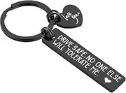 [Lcbulu] Valentine's Day Gifts for Him Men - Drive Safe Keychain Gifts for Boyfriend Husband Birthday Gifts from Girlfriend