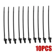 10x Car Accessories Cable Zip Ties 210mm Car Mount Wire Zip Tie Clip Tool Black