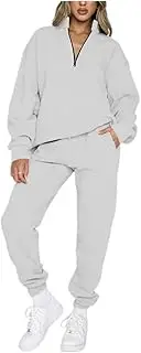 [CUOREZ] Color Sleeve Sweater Two Piece Pants Casual Sports Set