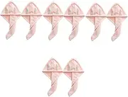TOVINANNA 4sets Quick-Dry Water-Absorption Head Towels Comfortable Hair Wrap for Girls Bath Towels for Shower 2pcs*4