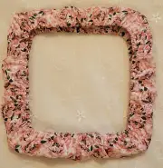 Pink Floral 11x11 Grime Guard Cover For Q Snap Frame