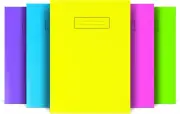 NBA4BT A4 Bright Exercise Notebook - Assorted Colours (Pack of 10)