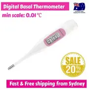 Digital Thermometer LCD Display BASAL waterproof Medical Device Case Battery