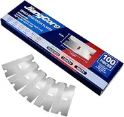 JiangCore 100 Count Simple Shaving Blades - Premium Sk5 Carbon Steel, Ultra Sharp and Durable for Professional Shaving, Crafts, and Industrial Use