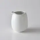White matt soba flask 8cm handmade Hasami ware Kou Rin kiln white p From Japan