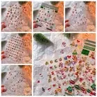 Xmas Nail Charms Christmas Nail Stickers Christmas Nail Decorations Lady