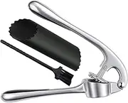 MAGICLULU Stainless Steel Garlic Press Set Multipurpose Garlic Mincer Easy to Use