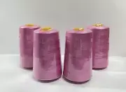 Perial Co 4 Cones of Polyester Threads for Sewing Quilting Serger New Magenta