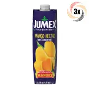 3x Cartons Jumex Mango Nectar Flavor Drink 33.8 Fl Oz ( Fast Shipping! )
