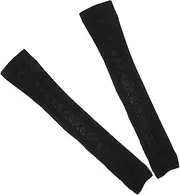 [SAFIGLE] 1 Pair Hollowed out Gothic Gloves for Cosplay Retro Party Nightclub Stretch Arm Gloves with Unique Cross Mesh Design Versatile Accessory for Various Outfits