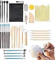 Pottery Tool Kit - Adults Pottery Kit Multifunctional Modeling Tools - Versatile Ceramic Carving Set Clay Modeling Device for Sculptors Enthusiast Students