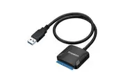 Simplecom USB 3.0 to SATA Adapter Cable Converter for 2.5in and 3.5in HDD SSD with Power Supply (SA236)