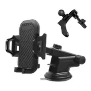 Multi-Function Vehicle Navigation Frame Car Mount Phone Holder (Black)