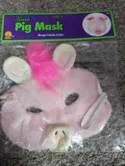 NEW Rubies Plush Pig Halloween Mask Dress-Up Free US Shipping H1