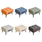 Foot Rest Ottoman Stool Nordic Side Table Leisure Stool Step Stool PU Leather