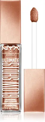 NYX Professional Makeup Ultimate Glow Shots Liquid Glitter Eyeshadow Color 06 Golden Goji 7.5ml