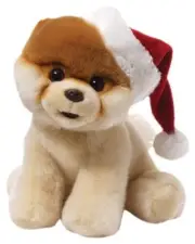 PLUSH SOFT TOY GUND CHRISTMAS BOO SANTA HAT The World's Cutest Dog Pomeranian 23