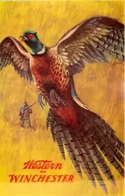 Western Winchester [pheasant] Advertisement : Art Print Suitable for Framing