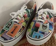 VANS Loteria Dia De Muertos Era Sneakers Patchwork/Multi/True White New M 10.5