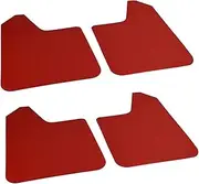 Mudflaps Mud Flaps Splash Guards Mudguards for Mitsubishi Strada Triton Evolution Evo X Ix Mr Se L200 Barbarian SVP Lancer Sport Fenders (Color : 4pcs-Set Red)