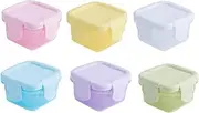 Ziranee Small Storage Containers, 6-Piece Set, Modern Style, Baby Food Storage Containers, Kids Food Containers, 60ml