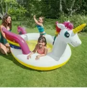 Lowest Price. Intex Mystic Unicorn Inflatable Spray Pool