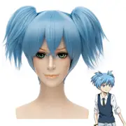 Assassination Classroom Nagisa Cosplay Wig - Blue