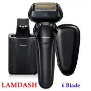 Panasonic ES-LS9AX 6-Blade Wet Dry Electric Shaver+Auto Cleaning Charging Stand